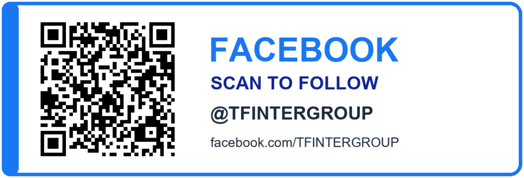สแกนเพื่อติดตาม Facebook TFINTER GROUP
